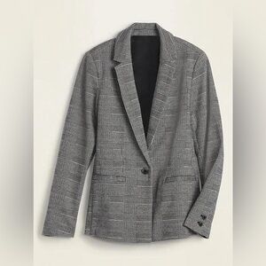 Old Navy XL Classic Glen Plaid Blazer for Women Black & White, EUC